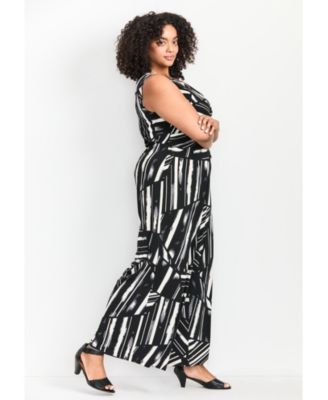 Women's Plus Size Audrey Twist Front Jumpsuit