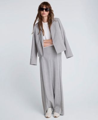 Women's Open Front Peak Lapel Blazer