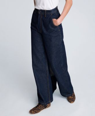 Women's Wide-Leg Denim Trousers