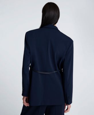 Women's Notch Collar Belted Jacket
