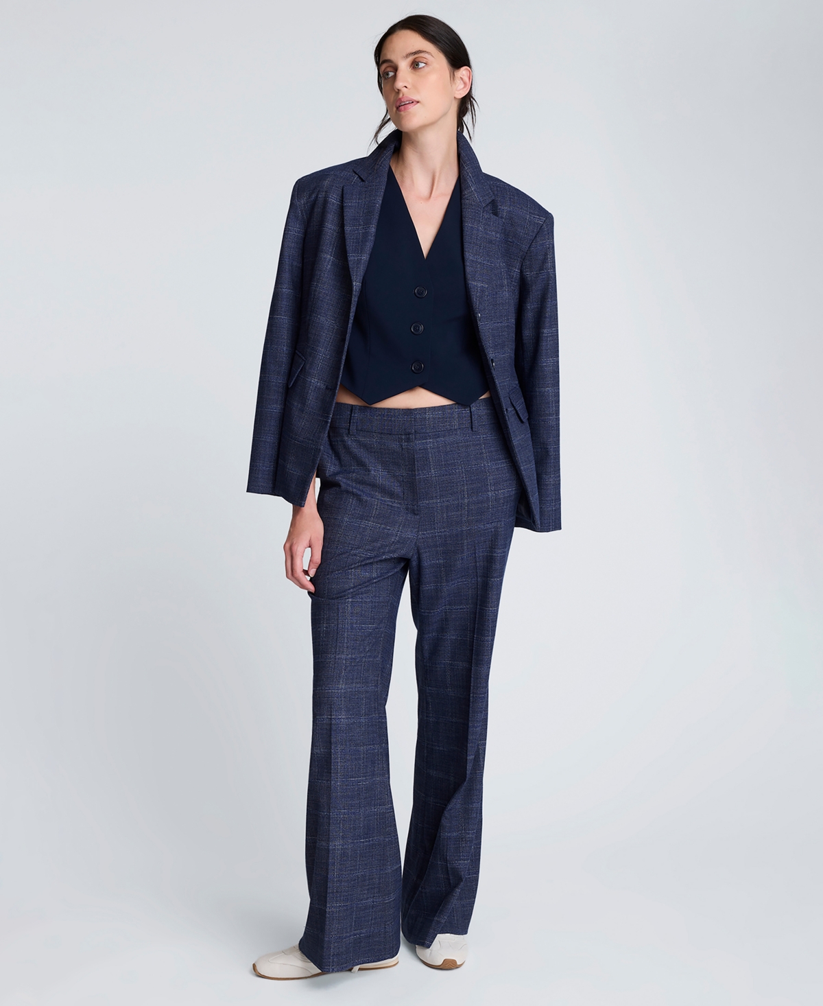 Kenneth Cole Women's Collared Hourglass Jacket