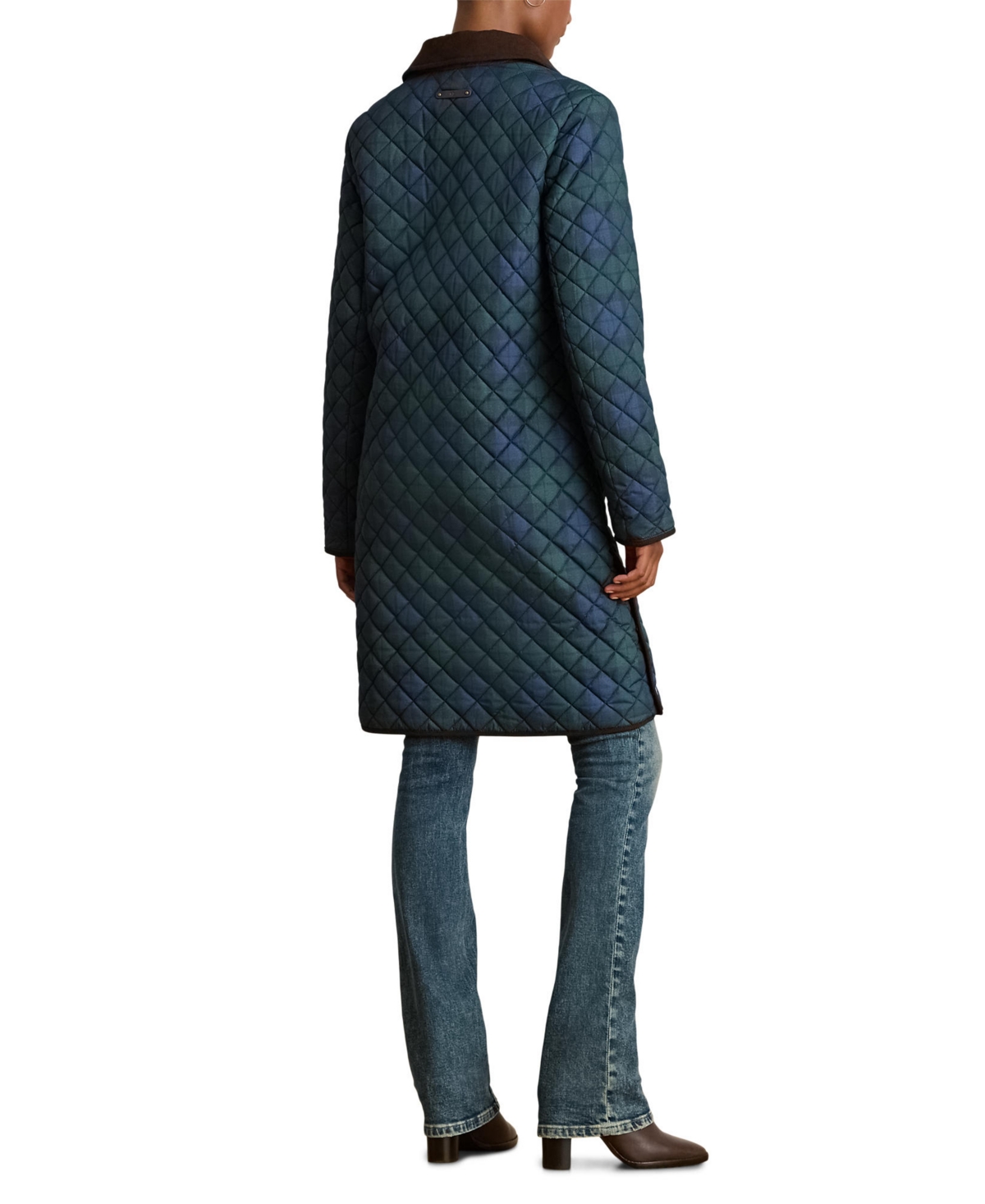 Lauren Ralph Women's Printed Quilted Coat