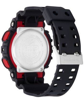 G-Shock - Men's Analog Digital Black Resin Strap Watch GA100-1A4