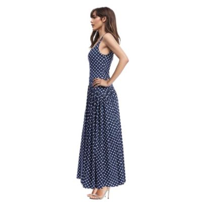 Women's Isla Polka Dot Drop Waist Maxi Dress