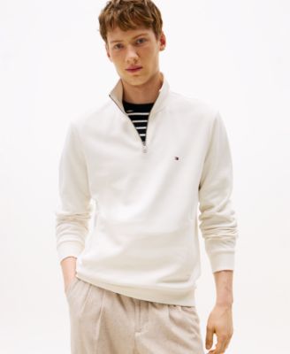 Men's Essential Intechno Knit Regular-Fit Quarter-Zip Sweatshirt