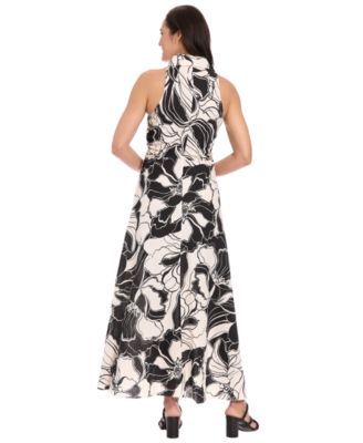 Petite Sleeveless Tiered Maxi Dress