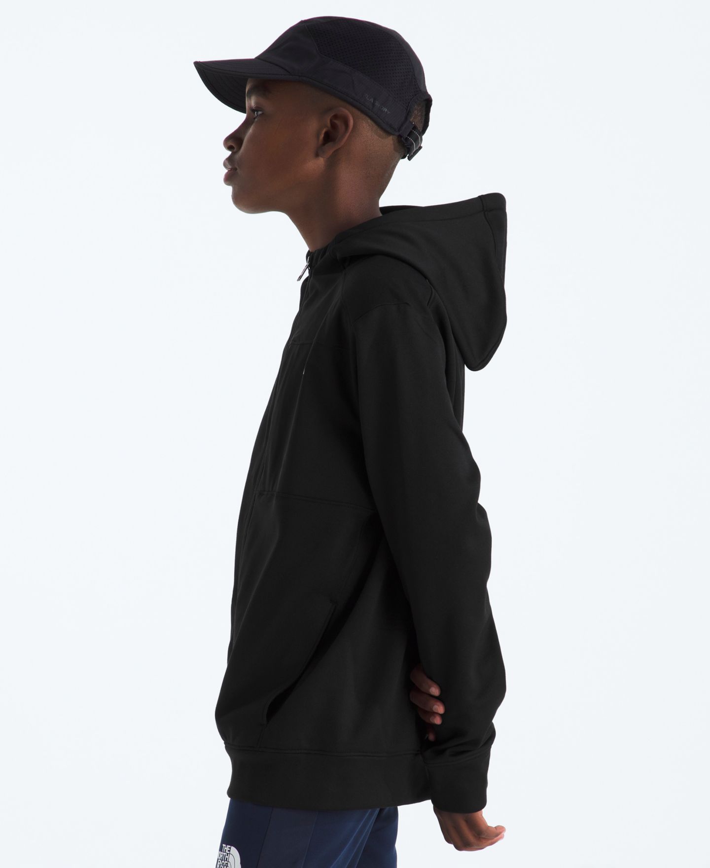 Детская куртка The North Face Full-Zip Hooded, цвет: Чёрный — фото 4