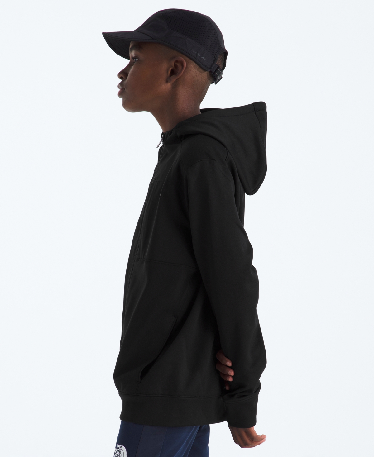 The North Face Boys And Girls 7-20 Full-zip Hooded Jacket In Black