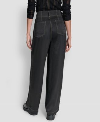 Women's Top Stitch Glazed Dressing Trousers