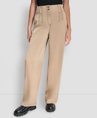 Women's Top Stitch Glazed Dressing Trousers
