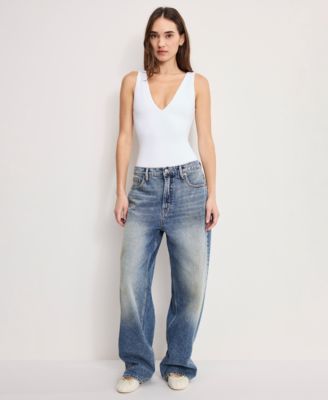 Women's Scuba V-Neck Bodysuit