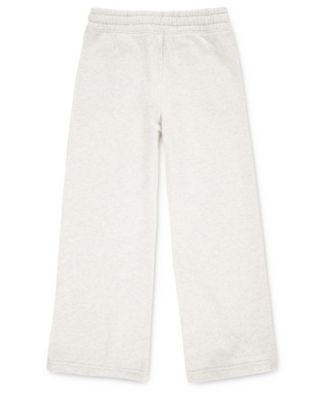 Girls' Essential Fleece Wide-Leg Pants