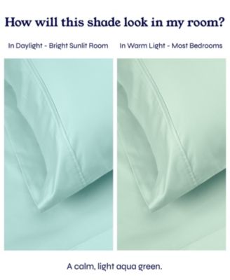 Soft Cotton Sheet Set - 400 Thread Count 100% Cotton Sateen - Queen