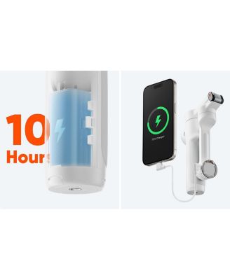 Flow 2 3-Axis AI-Powered Smartphone Gimbal, Summit White