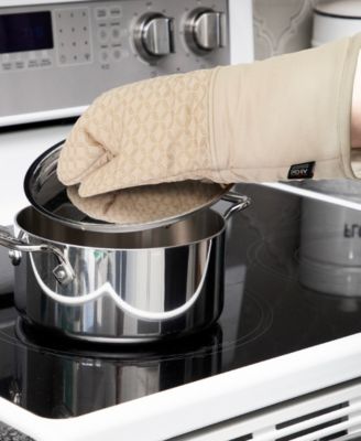 Ogee Silicone Printed Cotton Oven Mitt Gloves, Set of 2