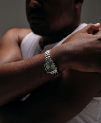 Women's 'Esther' 1735a Silver Stainless Steel Bracelet Watch, 26mm