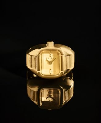 Women's 'Nocturne' Gold Expandable Ring Watch, 16mm