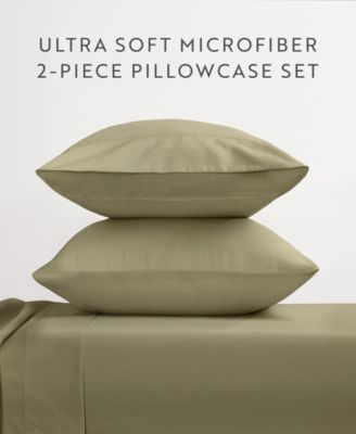 Style Simplified Set of 2 Pillowcase Pair, King