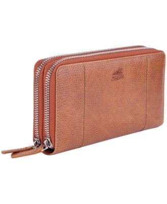 Fifth Avenue RFID Secure Double Zipper Wallet
