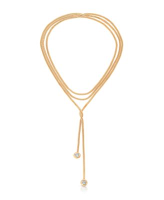 Gold Plated Forever Tied Necklace