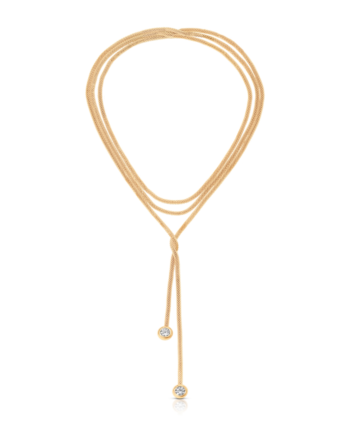 Ettika Gold Plated Forever Tied Necklace