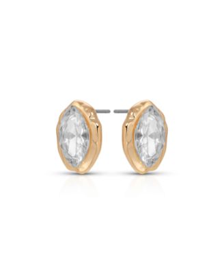 Gold Plated Crystal Luxe Mini Stud Earrings