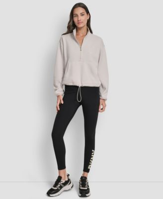 DKNY Women's Half-Zip Long-Sleeve Sweater