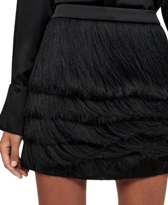 Women's Fringe Mini Skirt