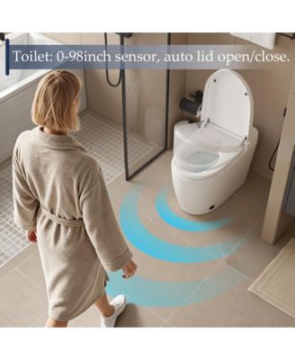 Smart Toilet | Automatic flip cover, foot feel flushing, instant heating constant temperature, antibacterial drying, 110V