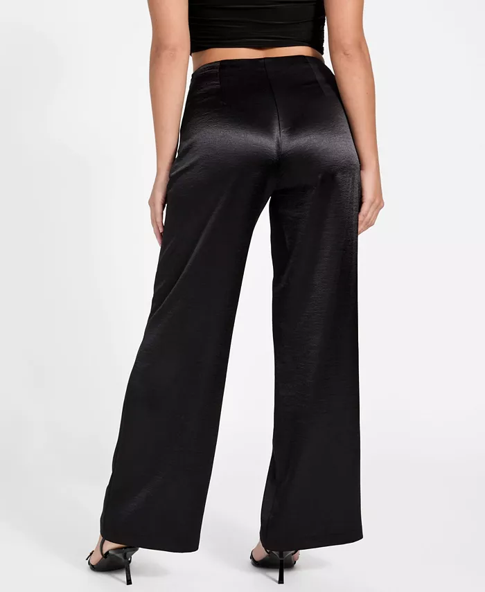 Women's Julie Satin High Rise Pants - thumbnail 10