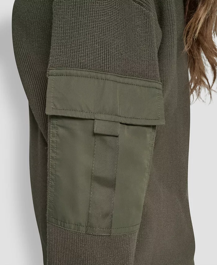 Women's Cargo V-Neck Sweater - thumbnail 10
