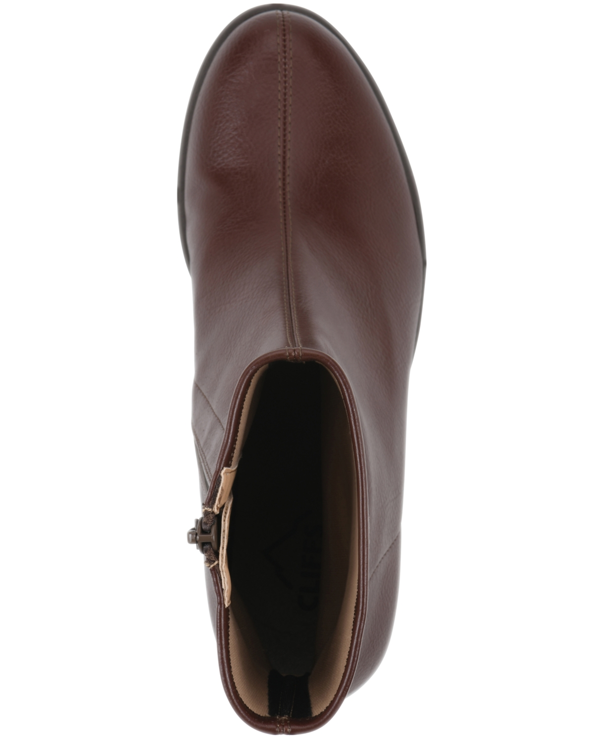 Cliffs By White Mountain Women's Huda Block Heel Bootie In Brown
