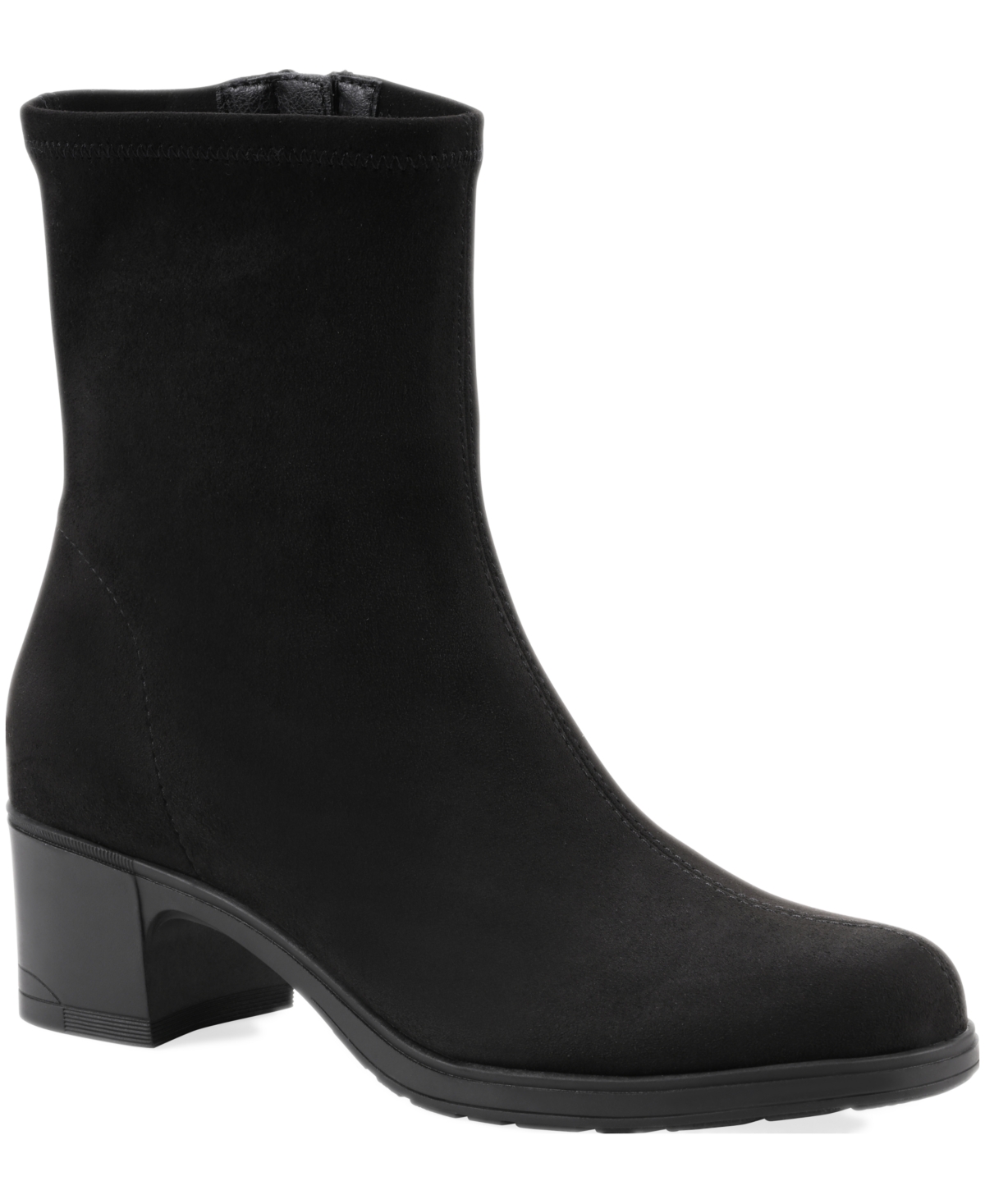 Cliffs By White Mountain Women's Huda Block Heel Bootie In Black