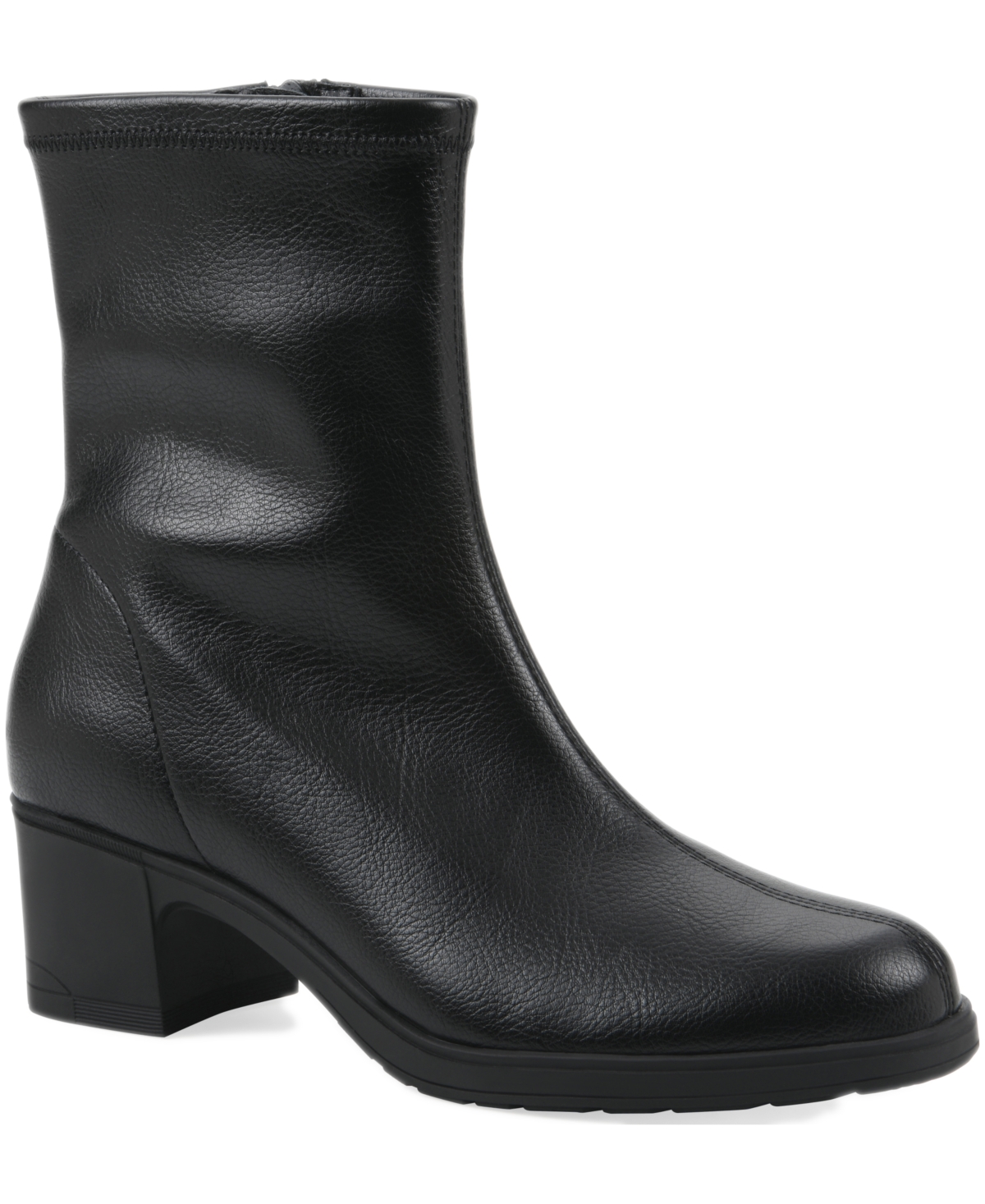 Cliffs By White Mountain Women's Huda Block Heel Bootie In Black
