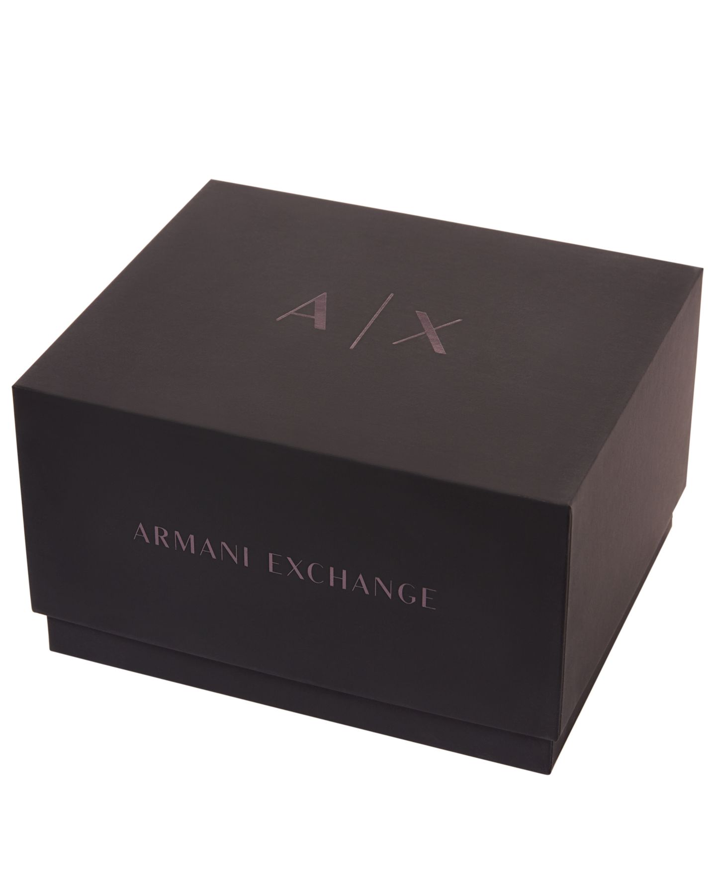 Мужские часы A|X Armani Exchange Black Stainless Steel Bracelet Watch Gift Set 46mm — фото 4