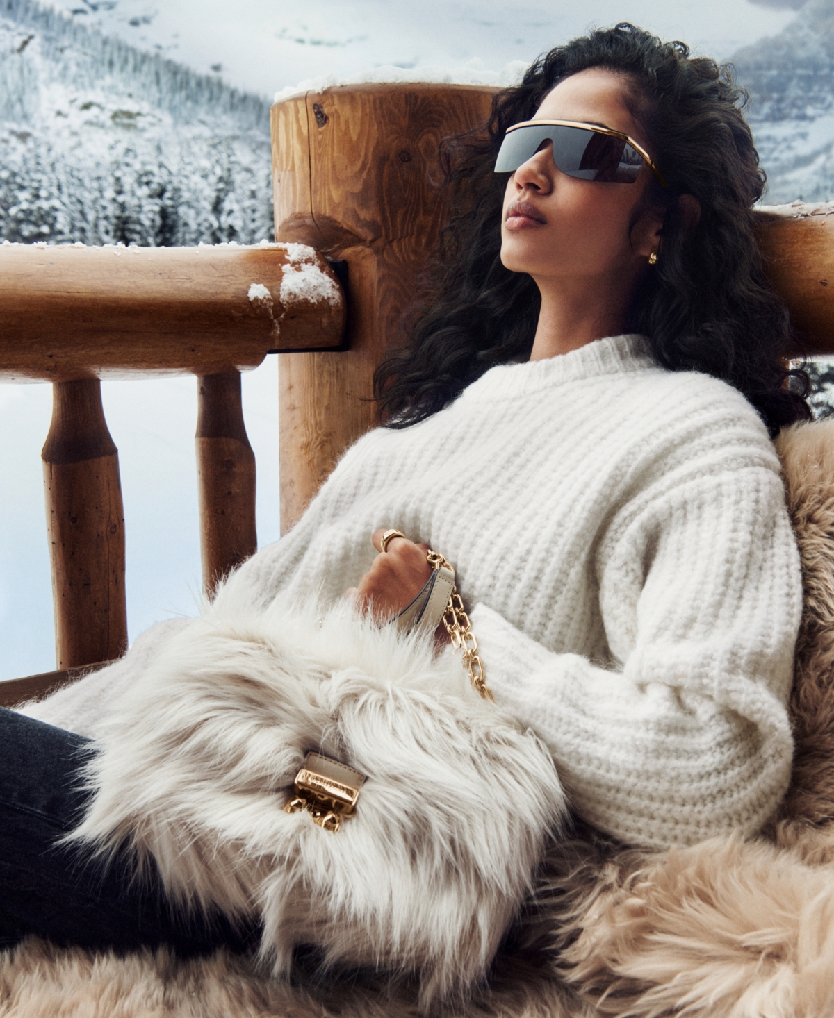 Michael Michael Kors Tribeca Convertible Small Chain Shoulder Bag