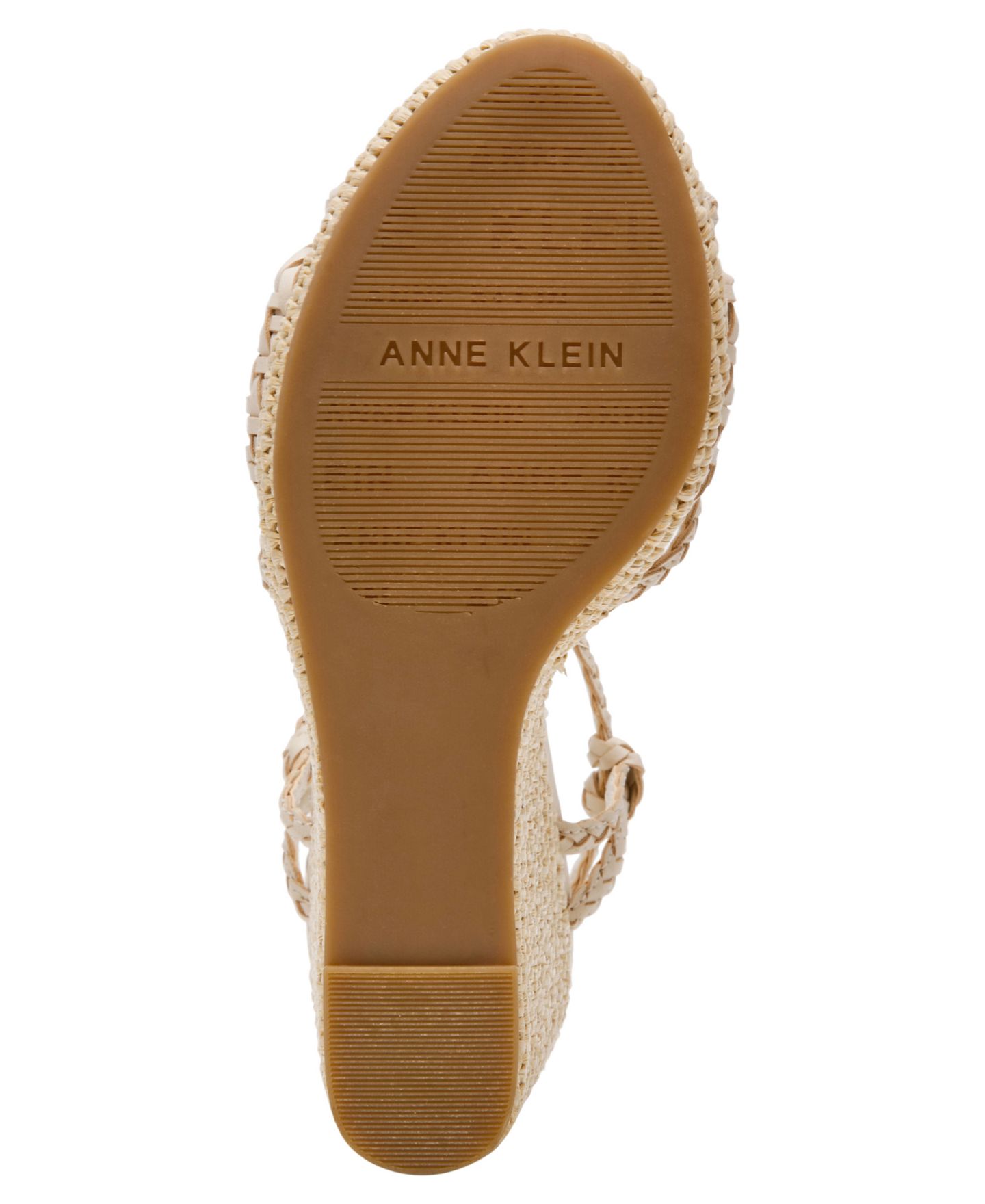 Женские сандалии Anne Klein Vow Braided Wedge, цвет: Костяной — фото 5