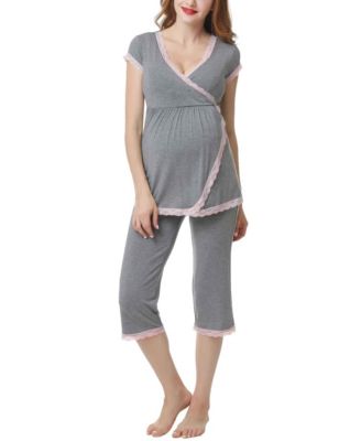 Maternity kimi + kai Nursing 2-Piece Pajama Set