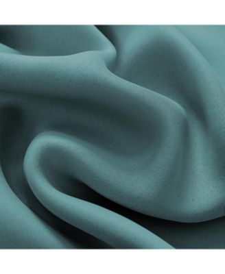 Anchorage Blackout Grommet Curtain Panel 54" x 84" Turquoise