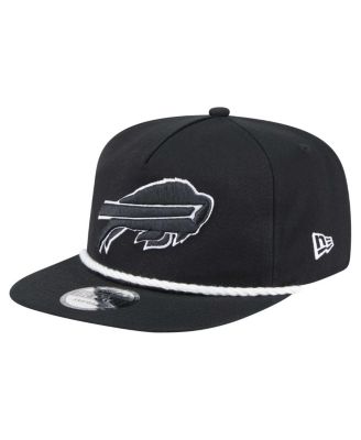 New Era - Men's Black Buffalo Bills B-Dub Golfer Snapback Hat