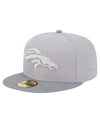 New Era - Men's Gray/Graphite Denver Broncos Iron Cloud 59FIFTY Fitted Hat