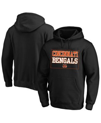 Fanatics - Men's Black Cincinnati Bengals Big Tall Fleece Hoodie