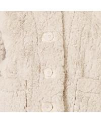 Women's Textured Faux Fur Jacket