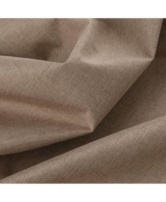 Cabana Two Pack Premium Grommet Curtain Panel 54" x 84" Taupe