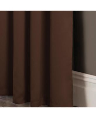 Anchorage Blackout Grommet Curtain Panel 54" x 84" Chocolate