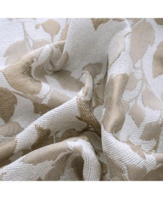 RT Designer Collection Brent Jacquard Luxurious Decorative Grommet Curtain Panel 54" x 84" Taupe