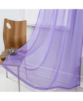 Astro Textured Rod Pocket Curtain Panel 54" x 90" Lilac