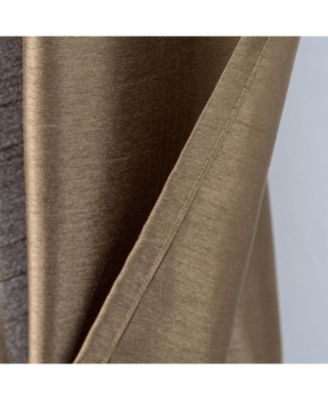 RT Designer Collection Nancy Grommet Luxurious Modern Design Curtain Panel 54" x 95" Taupe