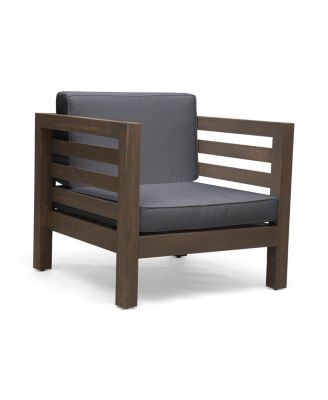 Acacia Club Chair with Water-Resistant Cushions