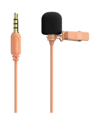 3389 Simorr Wave L1 3.5mm Lavalier Microphone, Cantaloupe